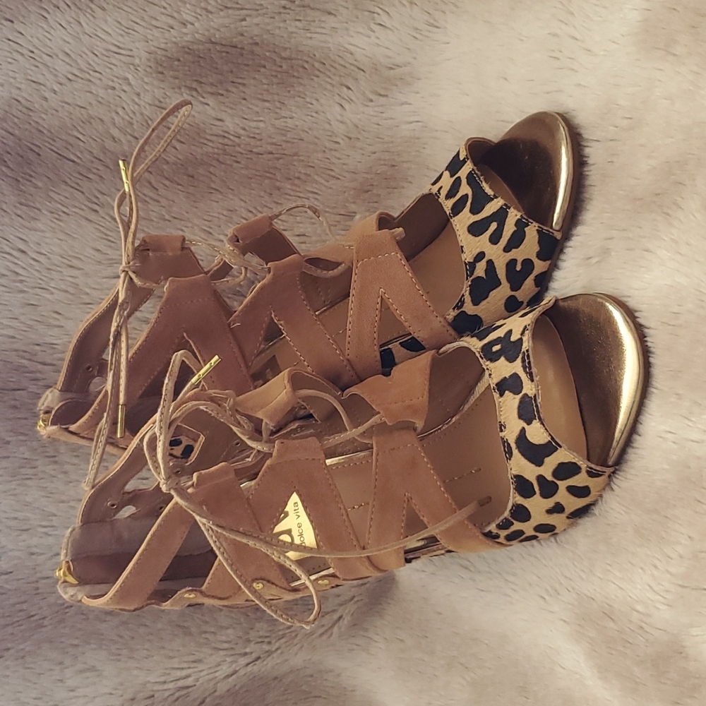 Dolce Vita Leopard Print Heels